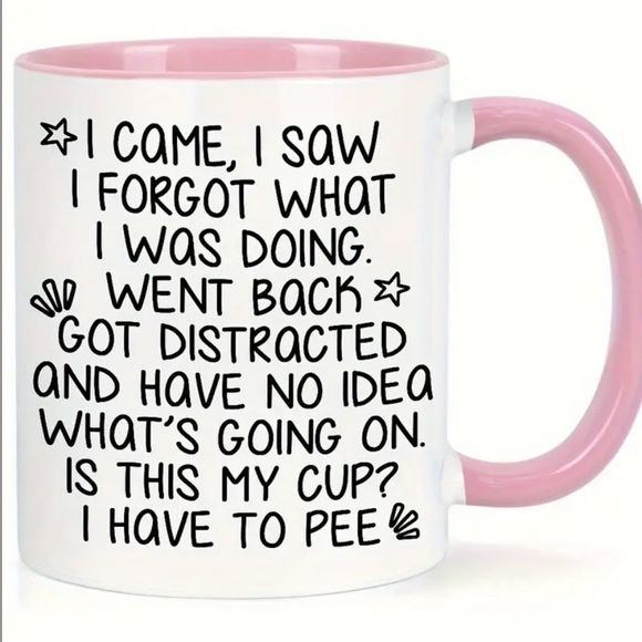 SARCASTIC COFFEE MUG “I CAME I SAW…” DOUBLE SIDED DISHWASHER/MICROWAVE SAFE - Picture 2 of 12